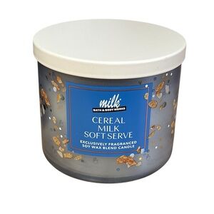 Bath & Body Works Milk Cereal Milk Soft Serve 3-Wick Candle